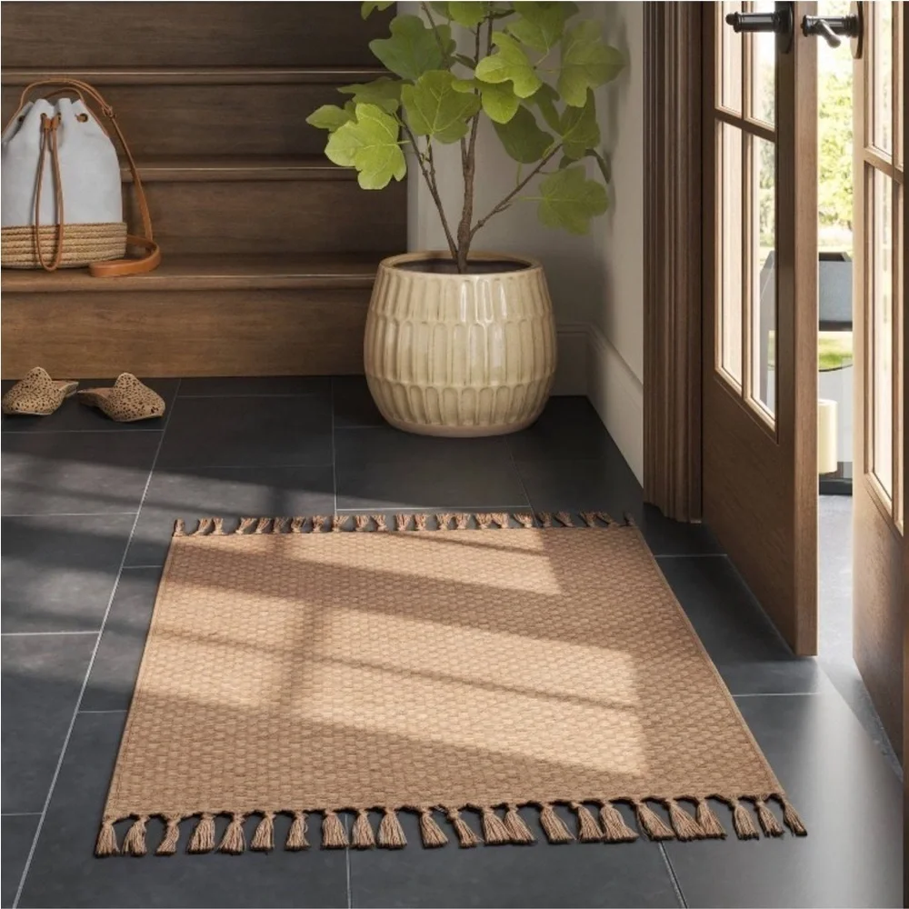 2'x3' Tapestry with Fringes Woven Indoor/Outdoor Rug - Threshold